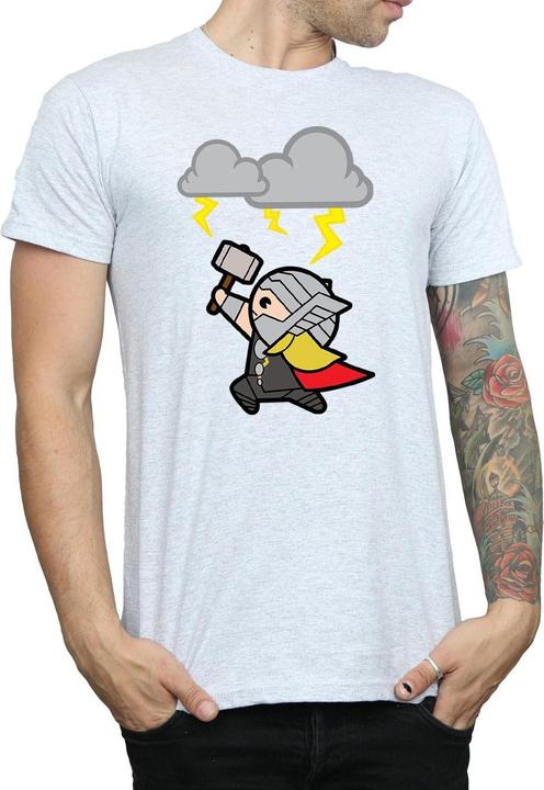 Immagine prodotto Kawaii Thor God Of Thunder Maglietta Uomo (XXL)