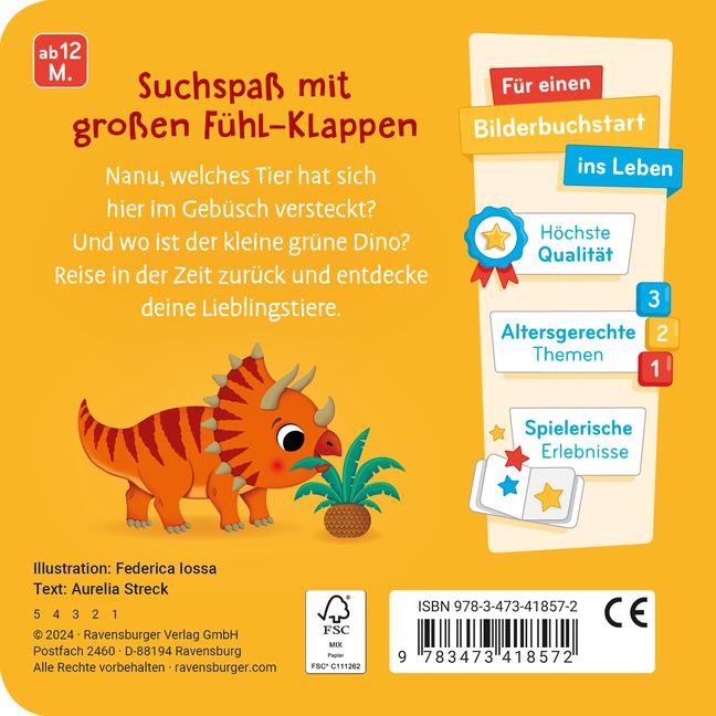 Image du produit Ravensburger Où es-tu, petit Dino? (Allemand)
