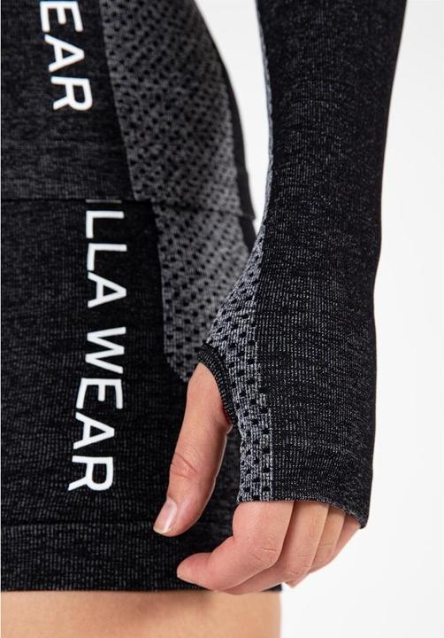 Actual product image Gorilla Wear Selah Seamless Longsleeve - black (XS)