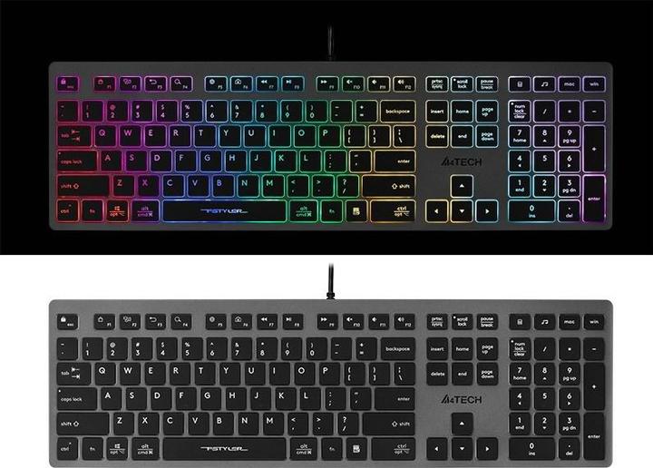 Actual product image A4Tech A4T FStyler FX60H (neon lighting) (English-international, Cable)