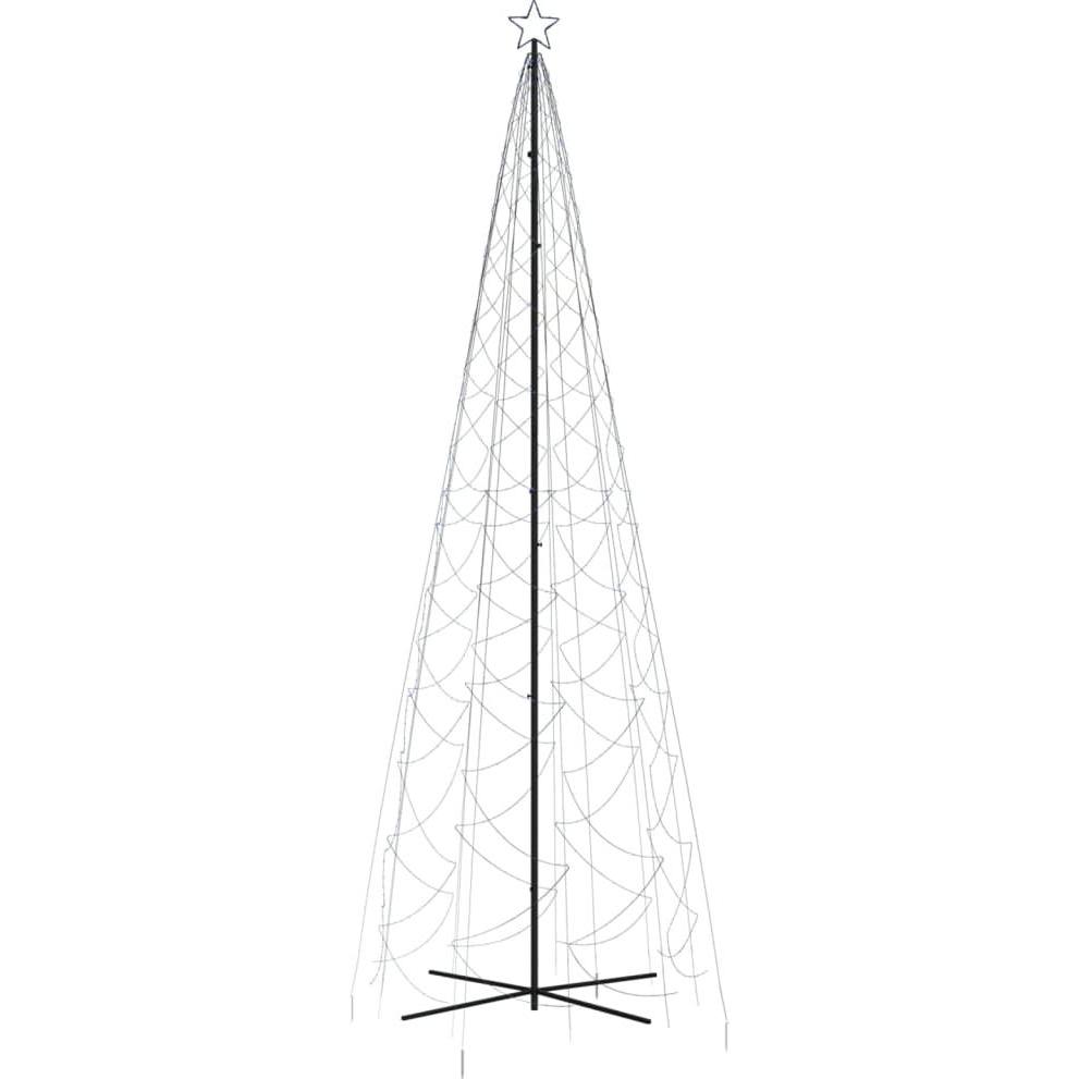 VidaXL, Weihnachtsbeleuchtung, LED-Weihnachtsbaum Kegelform Blau 1400 LEDs 160x500 cm