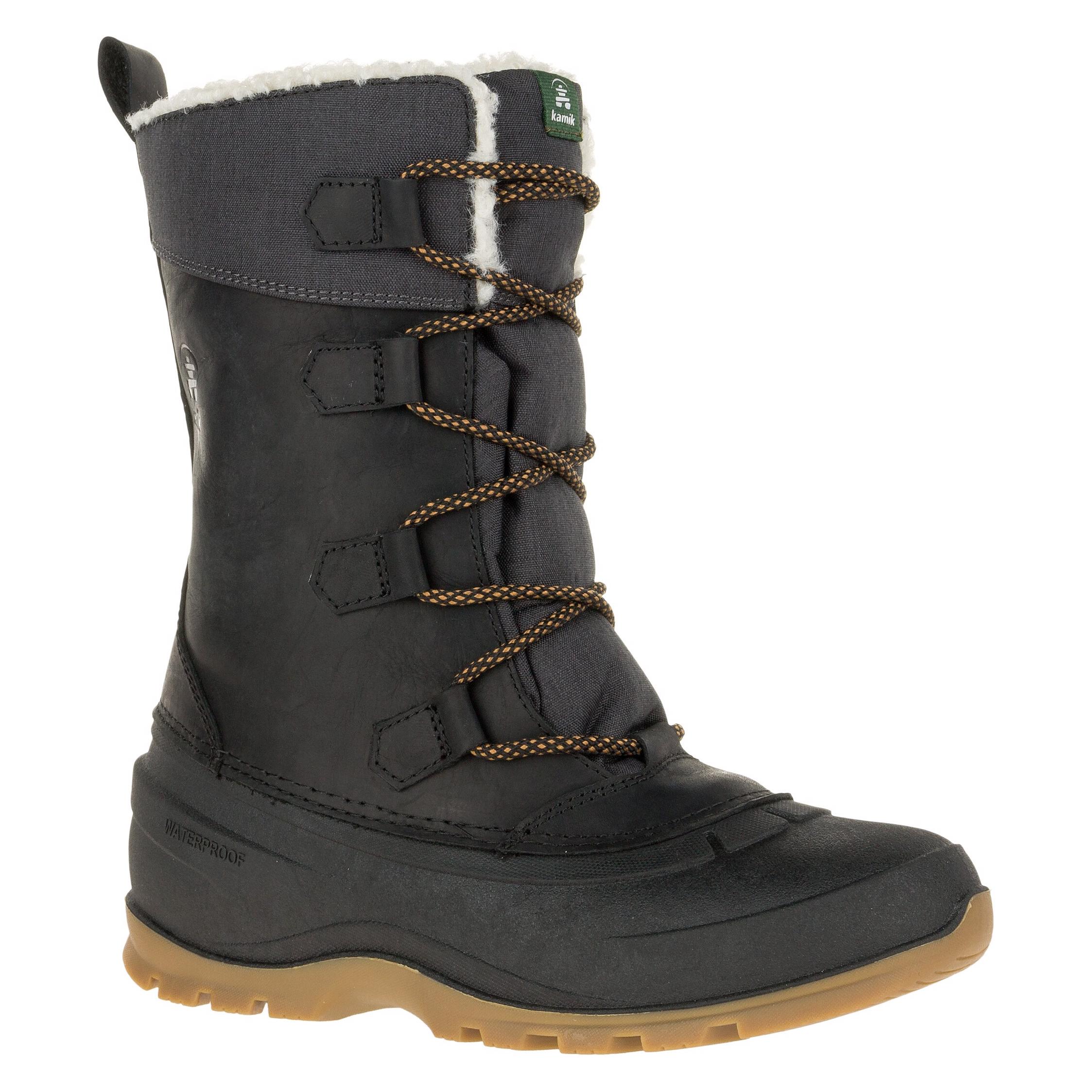 Kamik, Damen, Boots + Stiefel, Snowgem, Schwarz, (37)