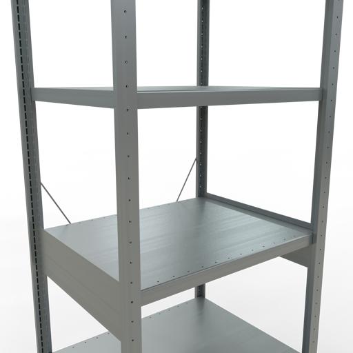 Actual product image Schulte Lagertechnik MULTIplus250 basic racking system with cross braces
