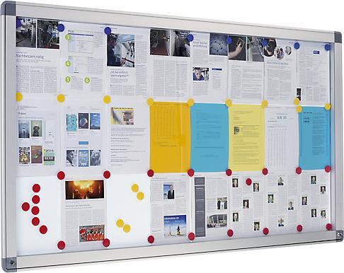 Actual product image kaiserkraft Showcase RECTO XL (Magnet board, 158 x 101 cm)