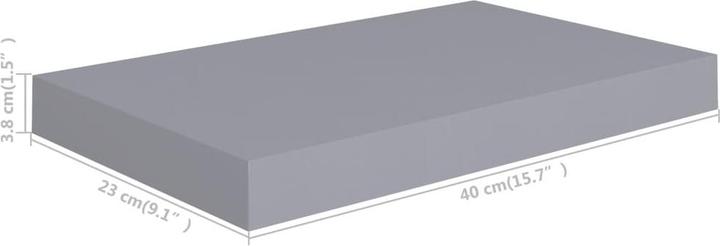 Actual product image vidaXL Wandregal (23 x 40 x 4 cm)