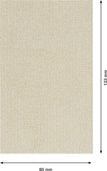 Actual product image Bosch Professional Zubehör EXPERT M480 Abrasive net 115 x 107 mm, G 240, 10 pieces (240)