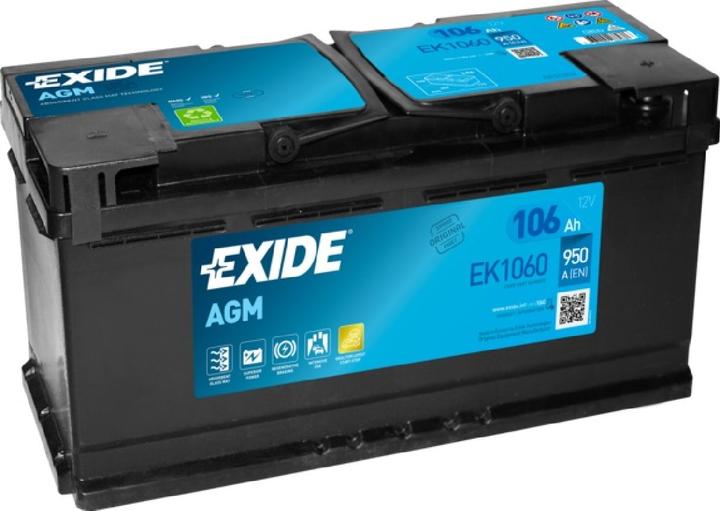 Exide EK1060 (12 V, 106 Ah, 950 A)