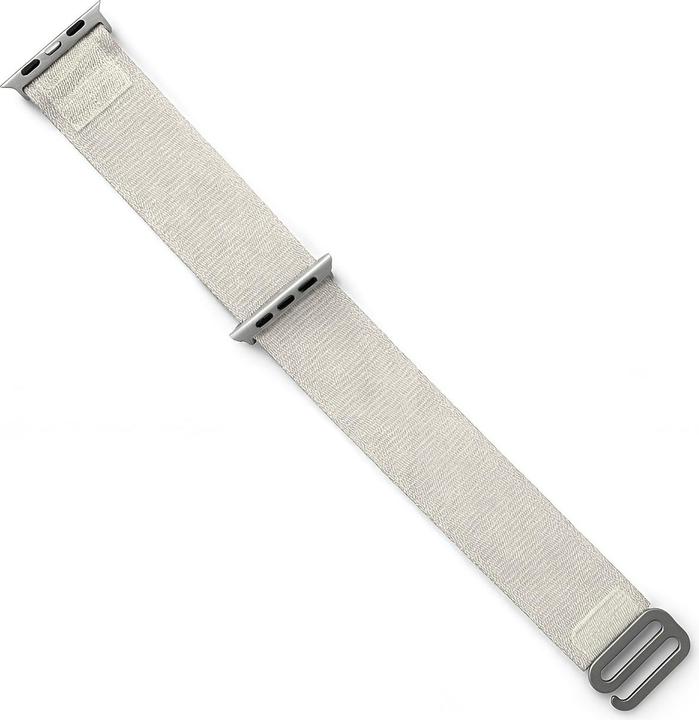 Actual product image Hurtel Strap with Alpine steel buckle for Apple Watch 38/40/41 mm - silver (Plastic)