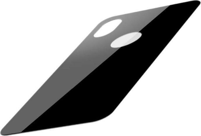 Produktbild Baseus iPhone Xs 03 mm Full coverage curved TGlass rear ProtectorSchwarz (1 Stück, Apple iPhone XS)