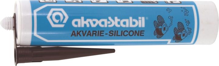 Produktbild AkvaStabil Silicone Sort 300 ml.