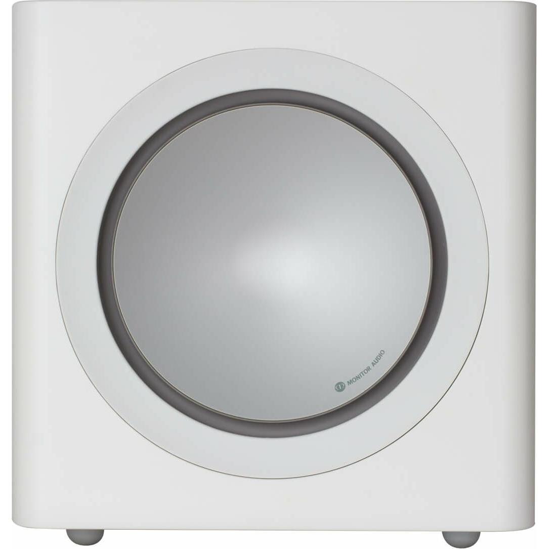 Monitor Audio Audio Radius 380 - Compacte Actieve Subwoofer - Mat Wit (Subwoofer passiv, 1 Stk.) (RADIUS380WH)
