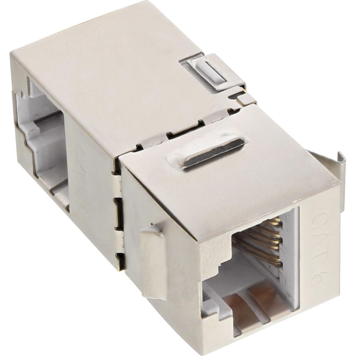 InLine RJ45 Buchse / Buchse Einsatz gewinkelt 90° (Patch Panel), Netzwerk Zubehör