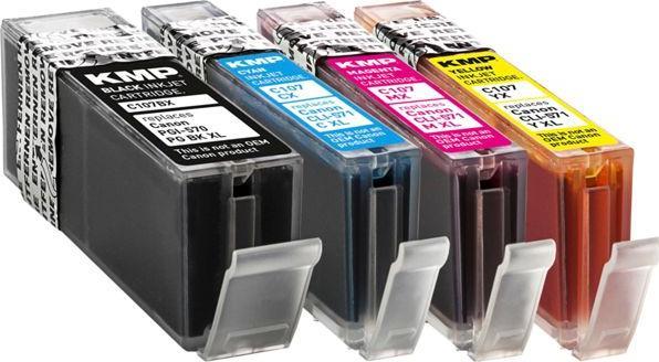 Immagine prodotto KMP C107PIXV Multipack comp. con Canon PGI-570/CLI-571 XL C/M/Y (C, M, Y)
