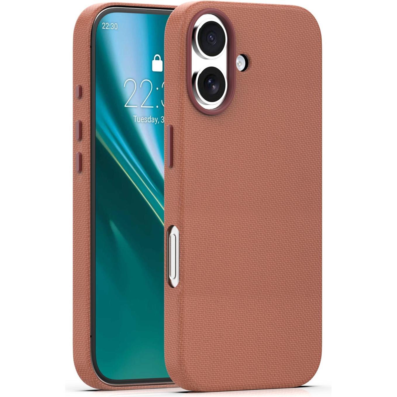 Etteri Elegant Mag case for iPhone 17 6,3" brown (Apple iPhone 17), Cover smartphone, Marrone