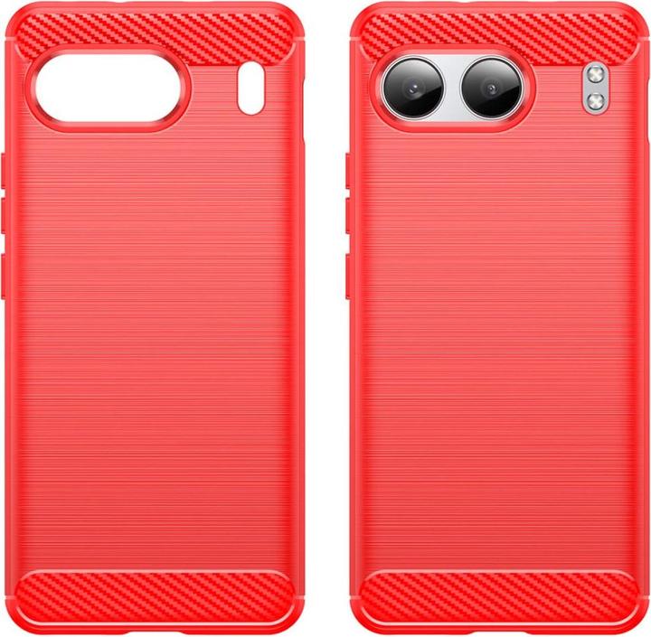 Produktbild Cover-Discount OnePlus Nord 4 - Metall Carbon Look Hülle (OnePlus Nord 4)