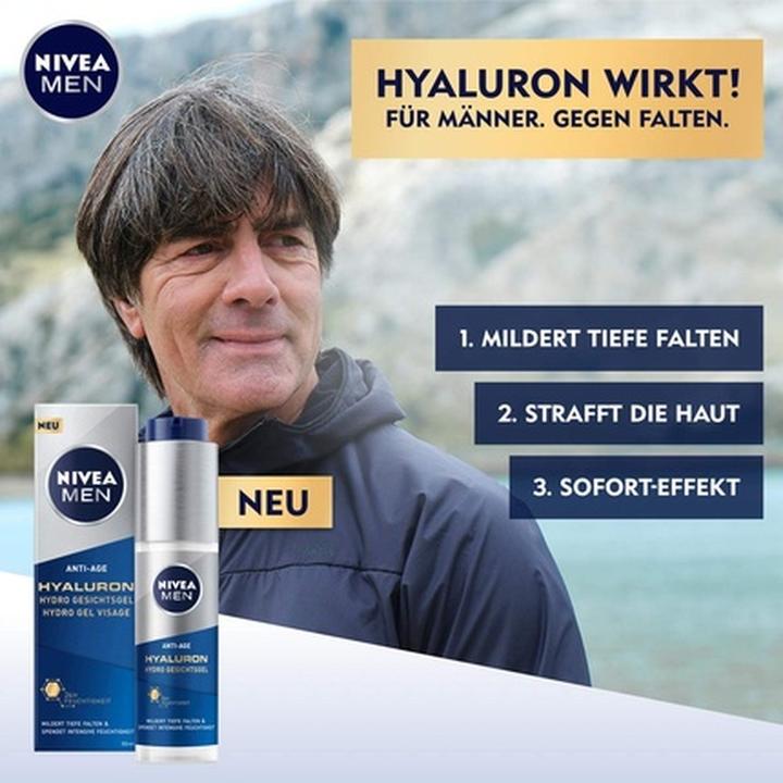 Actual product image NIVEA MEN Anti-Age Hyaluron Hydro Gesichtsgel (50 ml, Face gel)
