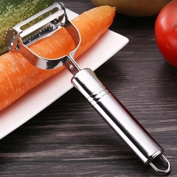 Produktbild Cbx Obst und Gemüse Schäler 2-in-1 aus Edelstahl