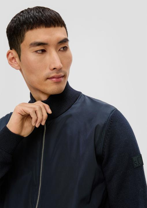 Produktbild s.Oliver Strickjacke Strickjacke mit Stehkragen (XL)