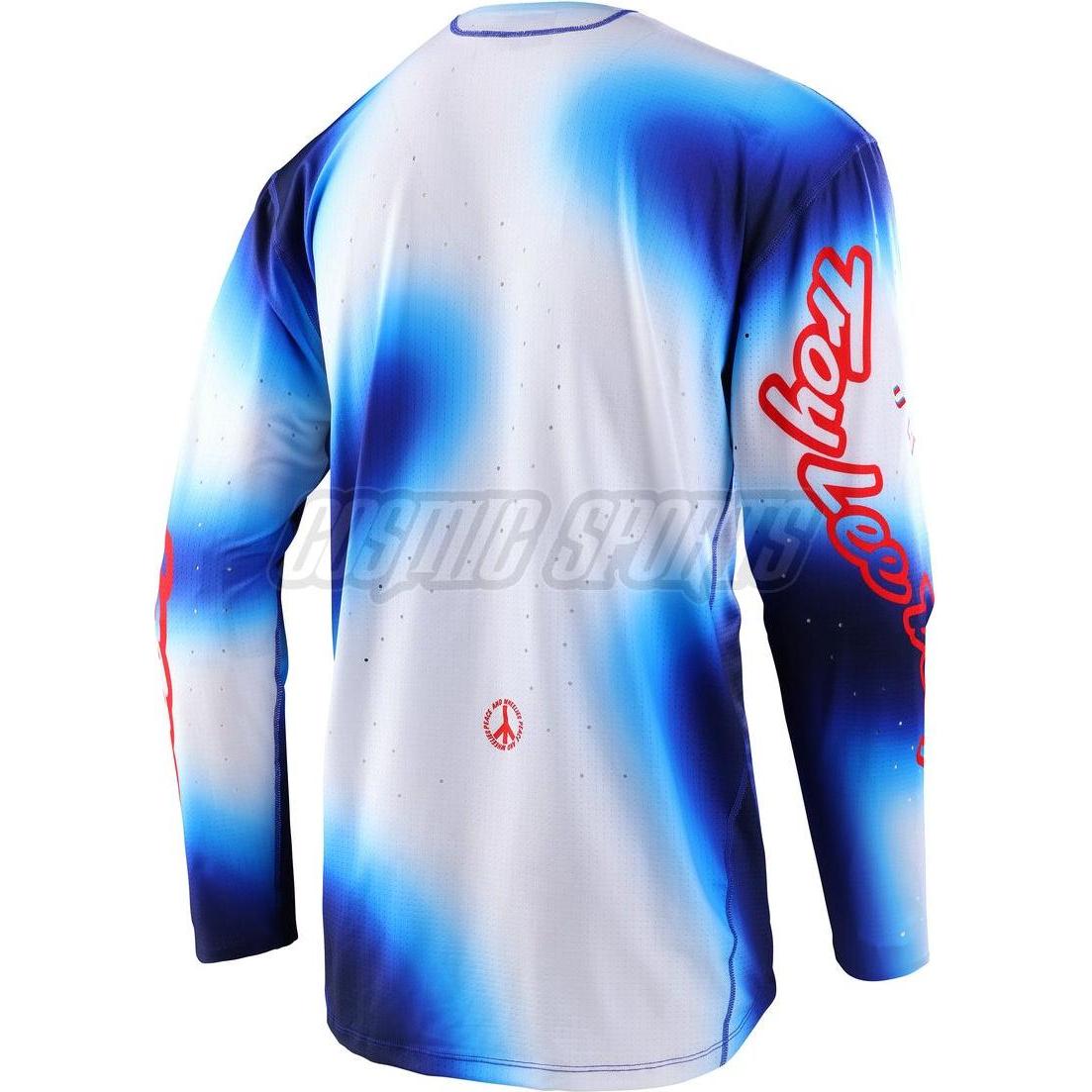 Thumbnail - Troy Lee Designs, Herren, Velotrikot, Sprint Ultra (XL), Blau, Rot, Weiss, XL