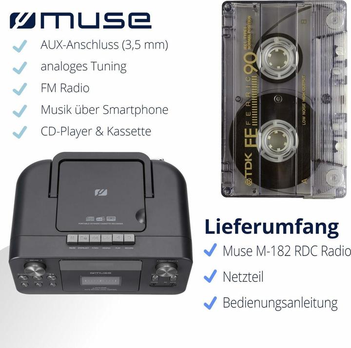 Produktbild Muse M-182 RDC (FM, MW)