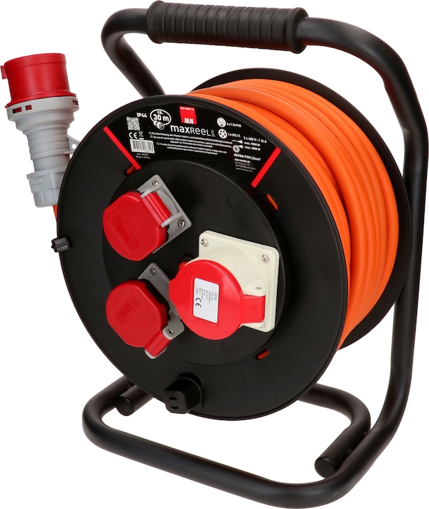 Max Hauri maxReeL 2x type 25 + 1x CEE16-5 IP44 (30 m, 1.50 mm²)