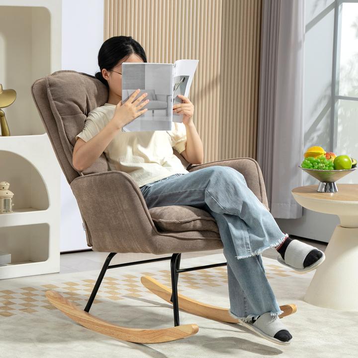 Image du produit Homcom Fauteuil à bascule