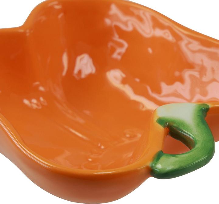 Immagine prodotto Viana Deko Schalen Paprika Optik orange als Tischdekoration Set