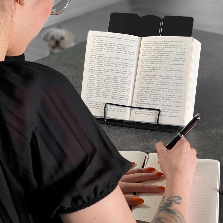 Image du produit Intirilife Support de lecture Support de livre réglable en hauteur pour l'école Bureau Bureau