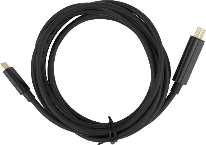 Actual product image Deltaco USB-C - miniDisplayPort cable 4K UHD gold plated 1m black (1 m)