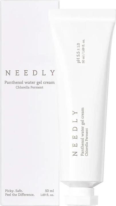 Image du produit Needly Panthenol Water Gel Cream Brightening and Anti-Wrinkle Dual Function Low pH Level 5.5 (50 ml, Crème de jour)