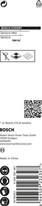 Actual product image Bosch Professional Zubehör EXPERT HEX-9 HardCeramic drill, 3 x 90 mm (3 mm)