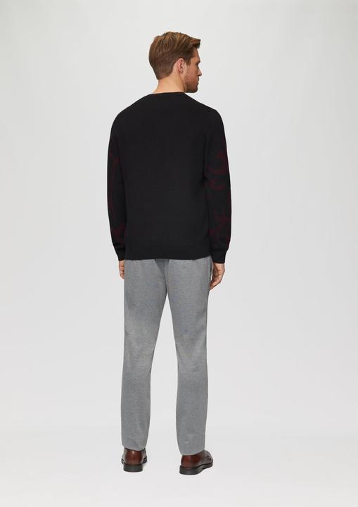 Image du produit S.Oliver Strickpullover Strickpullover mit Jacquard-Muster (S)