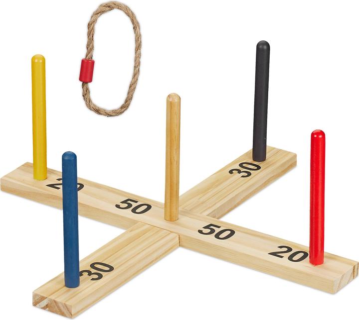 Actual product image Relaxdays Ring toss game