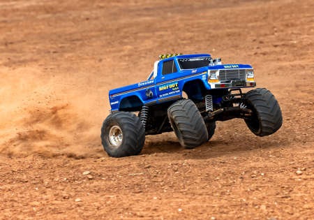 Image du produit Traxxas Bigfoot 1 HD 2WD EP w/USB-C Charger & Battery (RTR Prêt à fonctionner)