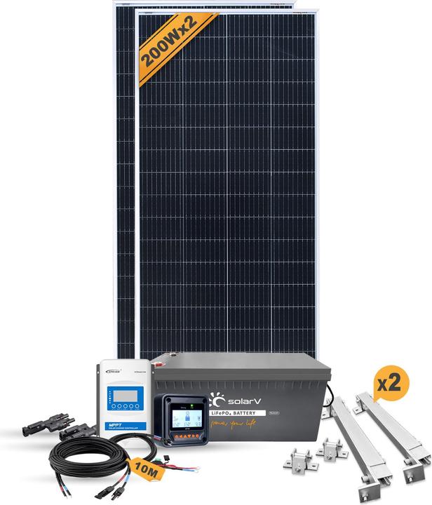 Immagine prodotto Enjoy solar Sistema a isola solare autosufficiente (200 W)