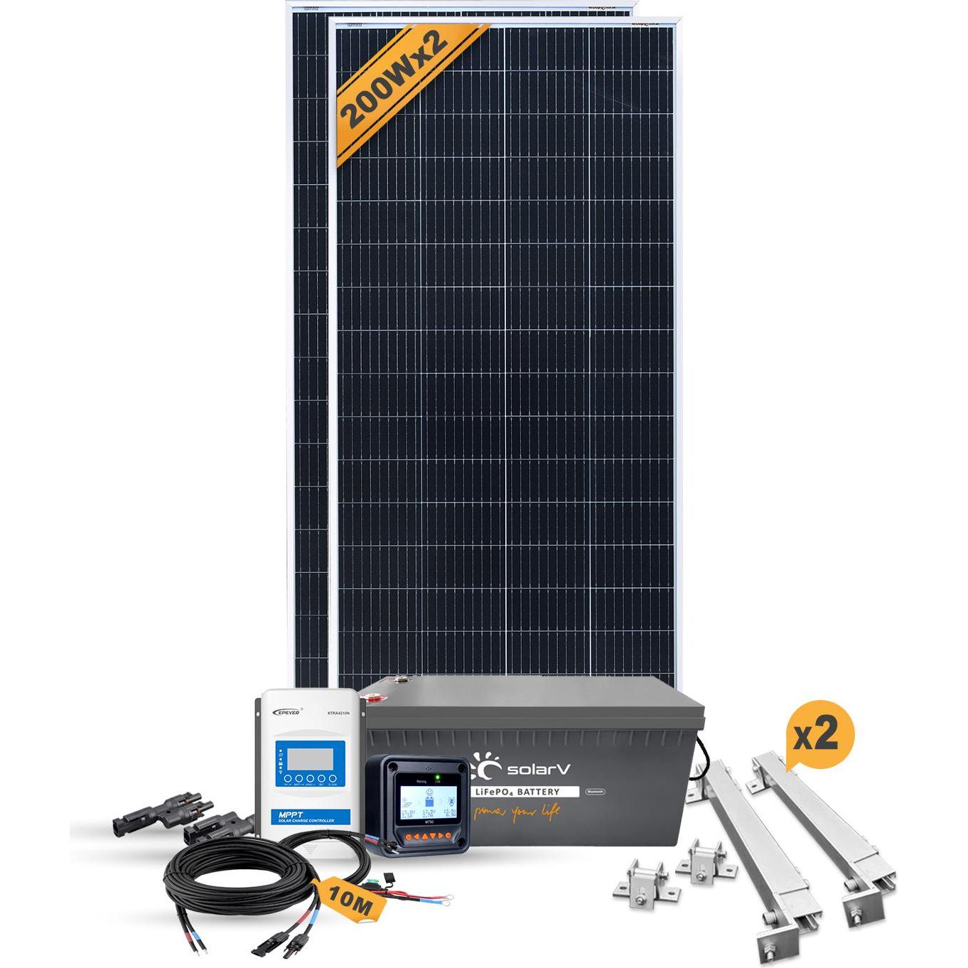 Enjoy solar, Solaranlage, Autark Solarinselanlage (200 W)