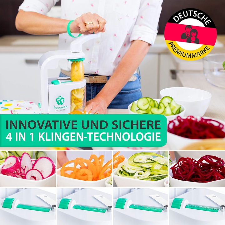 Produktbild Freegreen Spiralschneider mit Auffangsbehälter