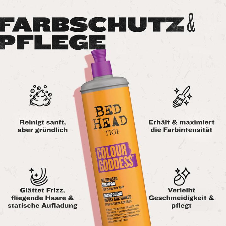 Actual product image Tigi Bed Head Colour Goddess (Liquid shampoo, 400 ml)