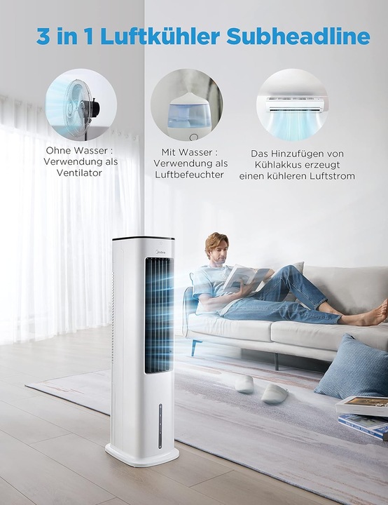 Actual product image Midea AC100-20ARB (25 m², 187.67 BTU/h)