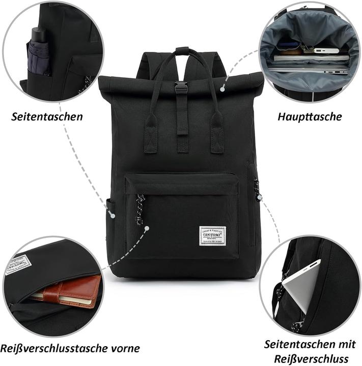 Actual product image Tan.Tomi Waterproof laptop backpack (26 l)