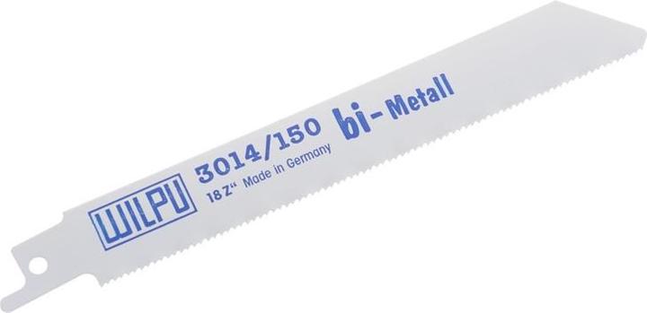 Produktbild WILPU Saw blades for steel and stainless steel. for steel up to 2 mm 3014, 5pcs 130 mm 3014/150