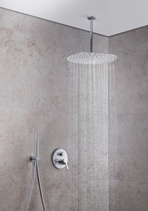 Actual product image Duravit Round bar shower, MinusFlow chrome (1 Beam types, 9.50 l/min)