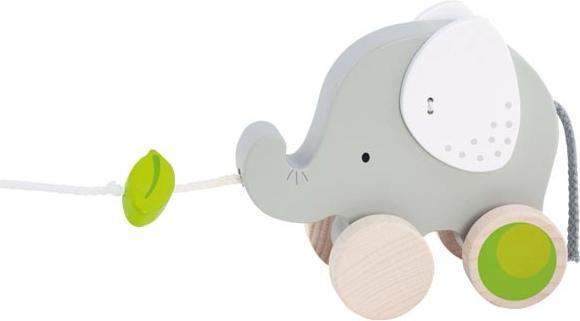Actual product image Goki Pulling animal elephant with leaf