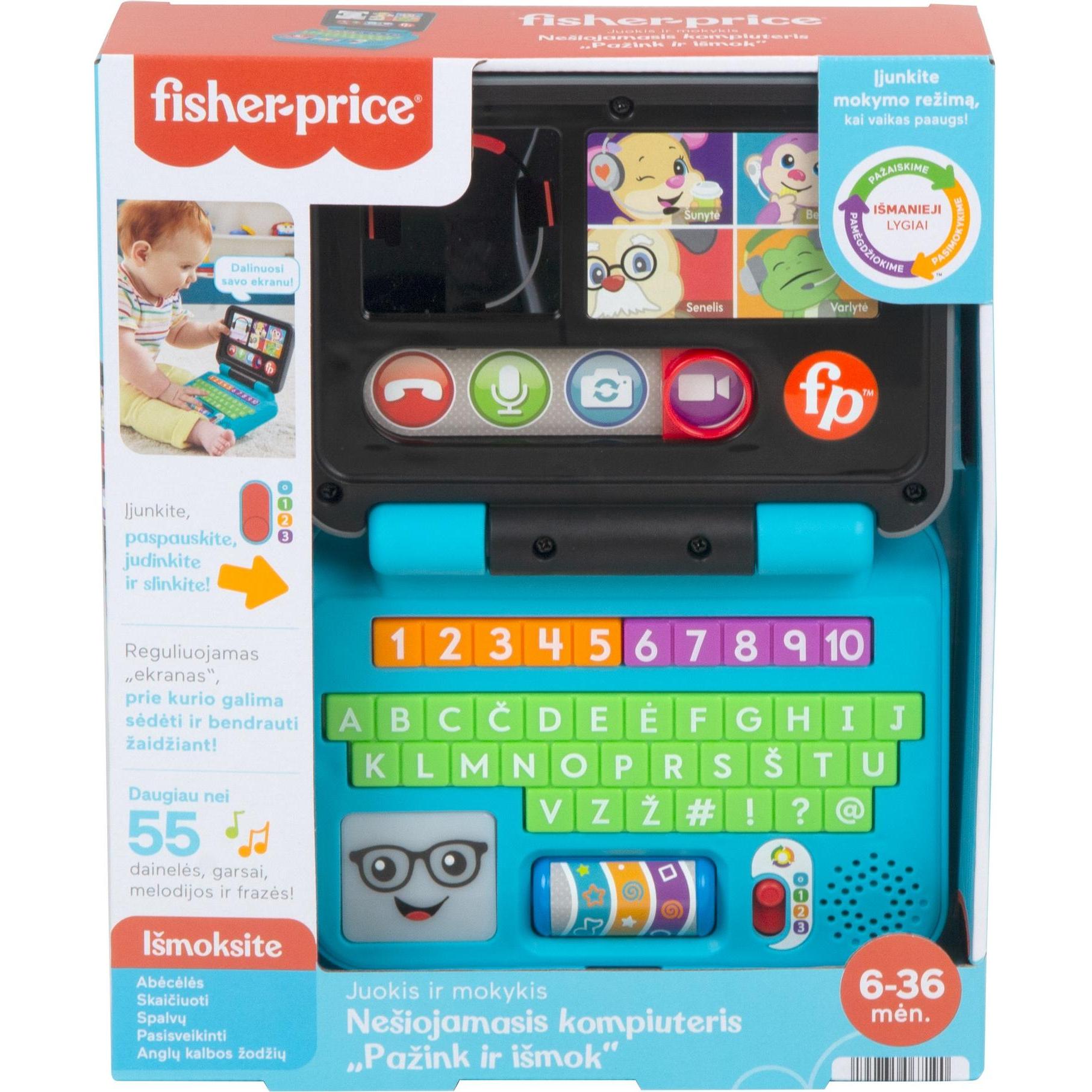 Fisher-Price Laptop Know and Learn (doppiato in lituano) (Lituano)