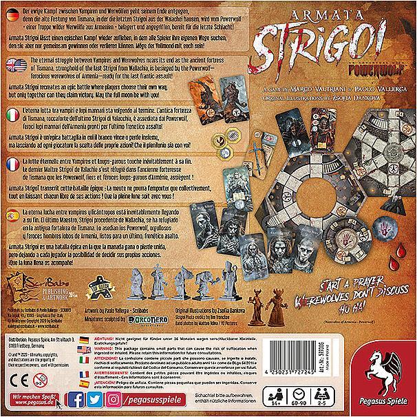 Actual product image Pegasus Armata Strigoi - The Powerwolf Board Game (German)