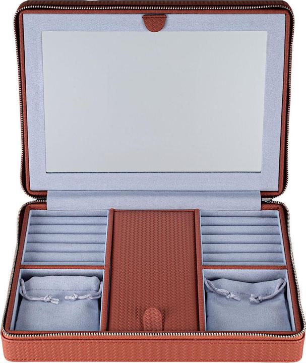 Produktbild Windrose 803949.03 - Reissverschluss Schmuckbox Corbello terrakotta