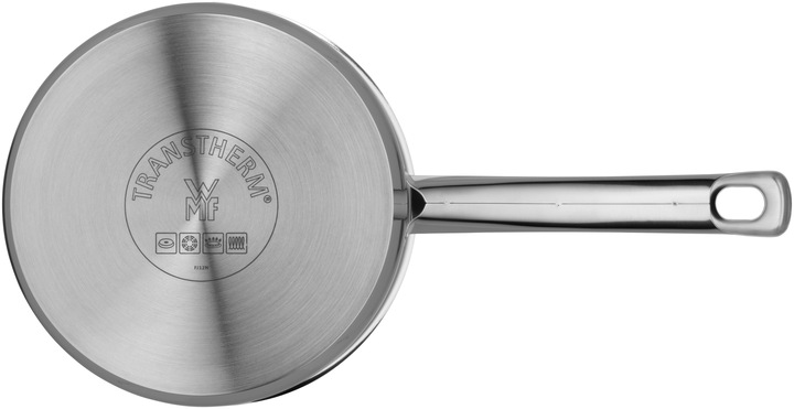 Produktbild WMF Stielkasserolle Topf 16cm Stieltopf 1,5l Schnaupe Induktion Edelstahl (16 cm, Kochtopf, Edelstahl)