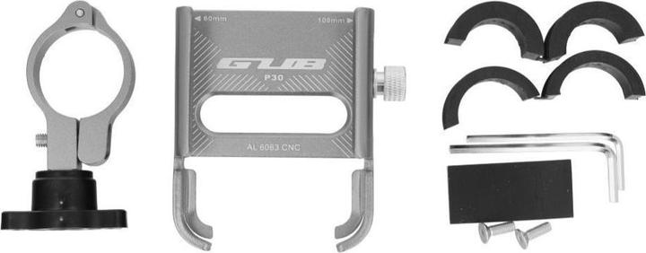 Image du produit OEM Bicycle accessory GUB bike holder for mobile phone P30 Aluminium silver