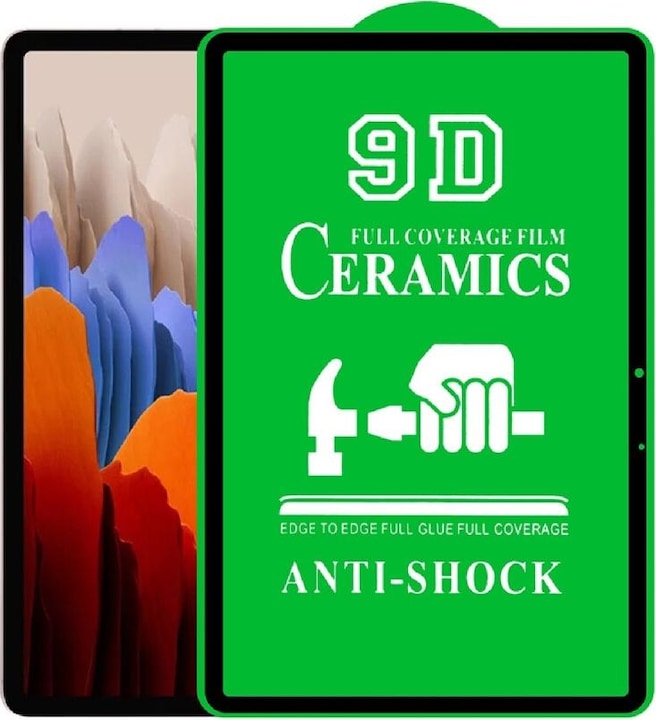 Produktbild Protectorking 3x Ceramic-Glass Full Cover HD Klar (3 Stück, Galaxy Tab S7)