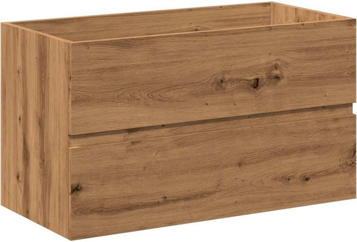 Produktbild VidaXL Badmöbel-Set Artisan-Eiche Holzwerkstoff Badmöbelset Badezimmerschrank